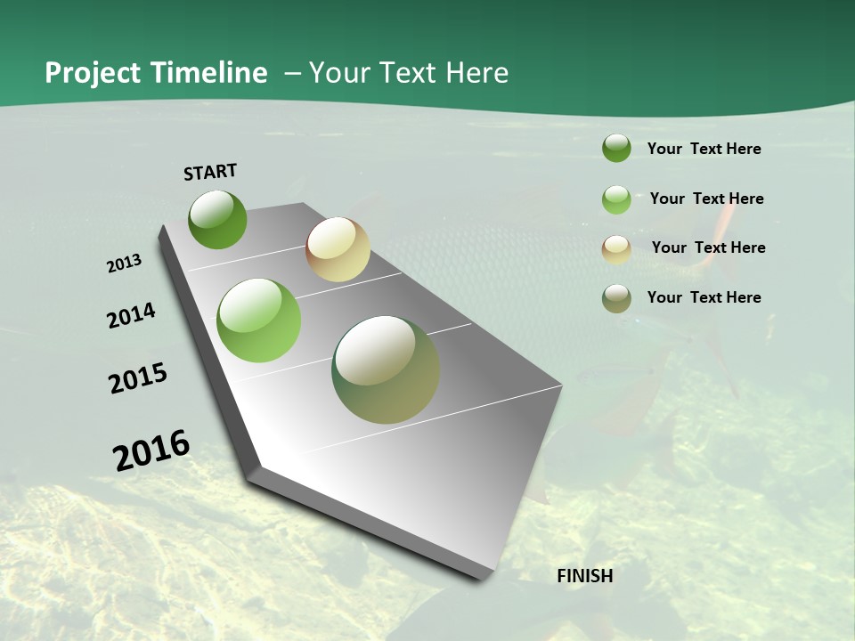 Outdoor Diving Wall Picture PowerPoint Template