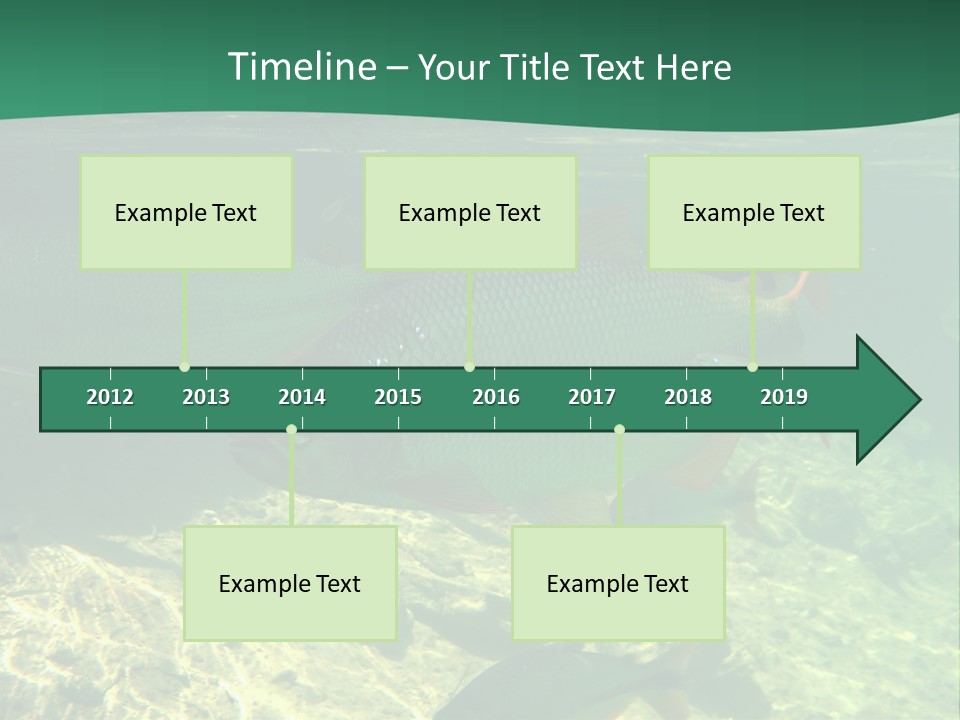 Outdoor Diving Wall Picture PowerPoint Template