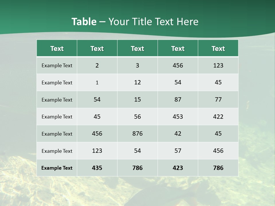 Outdoor Diving Wall Picture PowerPoint Template