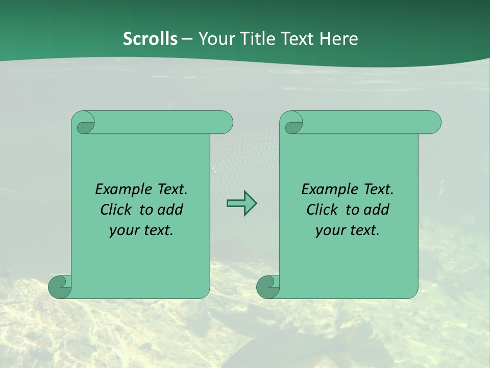 Outdoor Diving Wall Picture PowerPoint Template