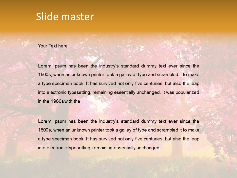 Imagination Leaf Blossom PowerPoint Template