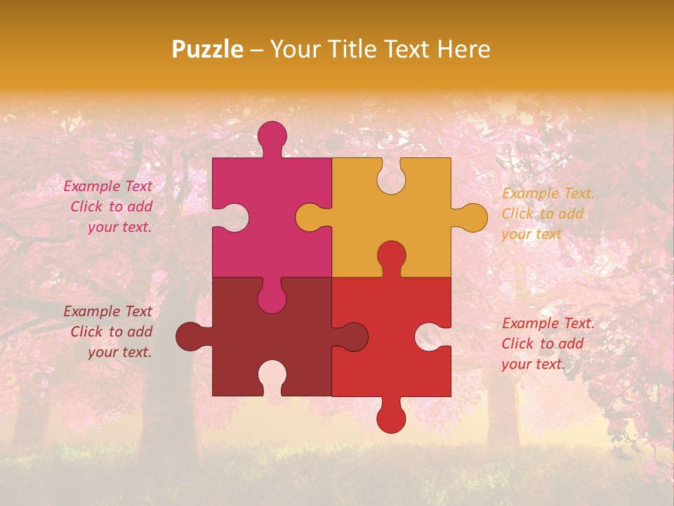 Imagination Leaf Blossom PowerPoint Template