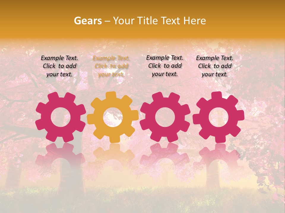 Imagination Leaf Blossom PowerPoint Template