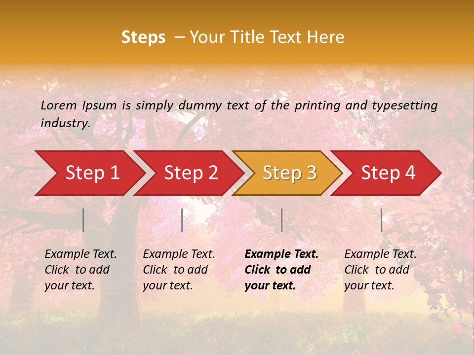 Imagination Leaf Blossom PowerPoint Template