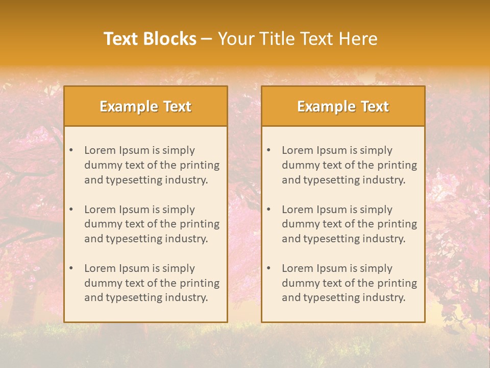 Imagination Leaf Blossom PowerPoint Template