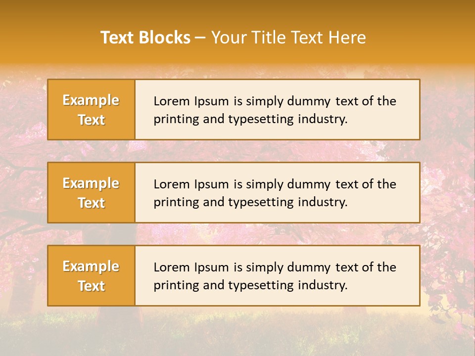 Imagination Leaf Blossom PowerPoint Template