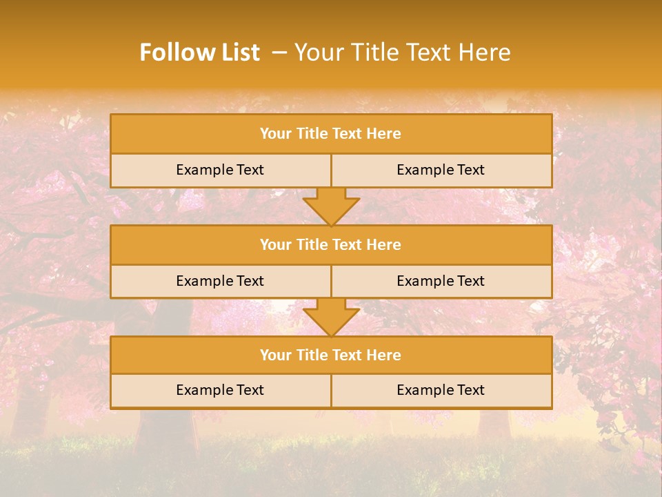 Imagination Leaf Blossom PowerPoint Template