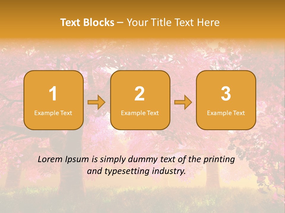 Imagination Leaf Blossom PowerPoint Template