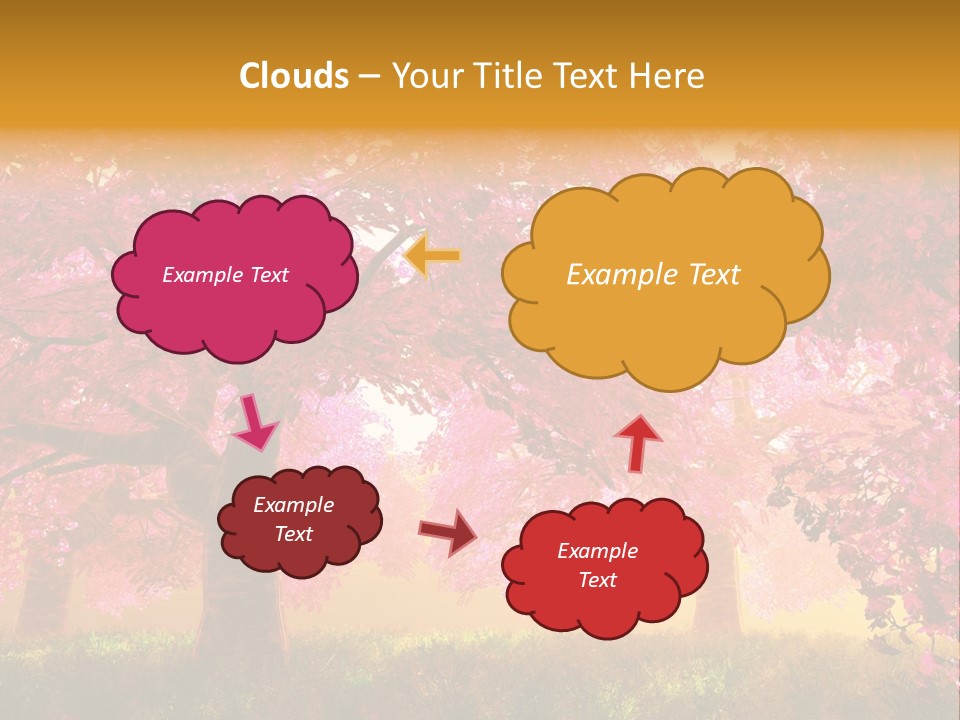 Imagination Leaf Blossom PowerPoint Template