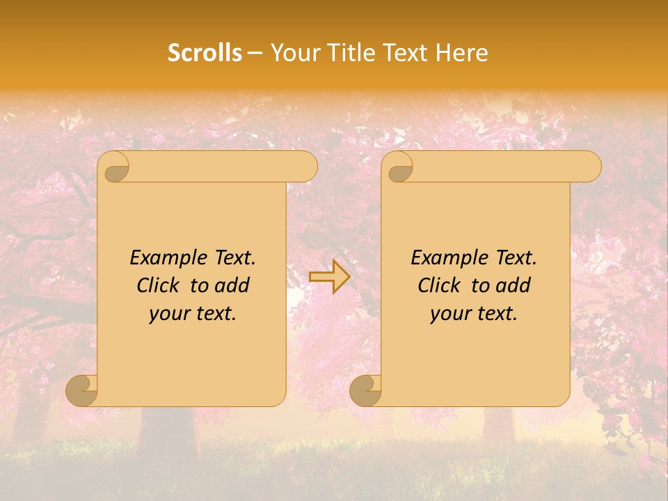 Imagination Leaf Blossom PowerPoint Template