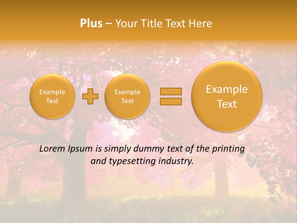 Imagination Leaf Blossom PowerPoint Template