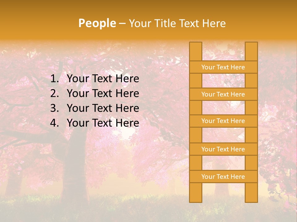 Imagination Leaf Blossom PowerPoint Template