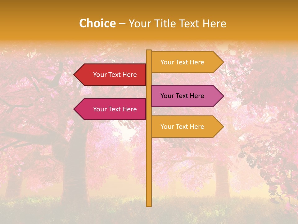Imagination Leaf Blossom PowerPoint Template