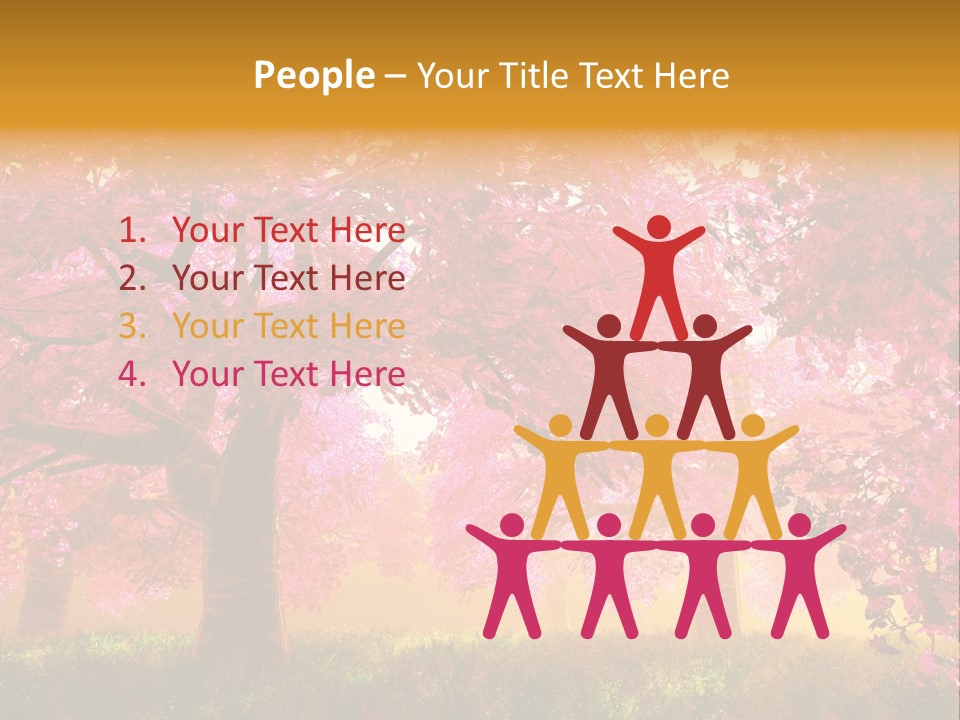 Imagination Leaf Blossom PowerPoint Template