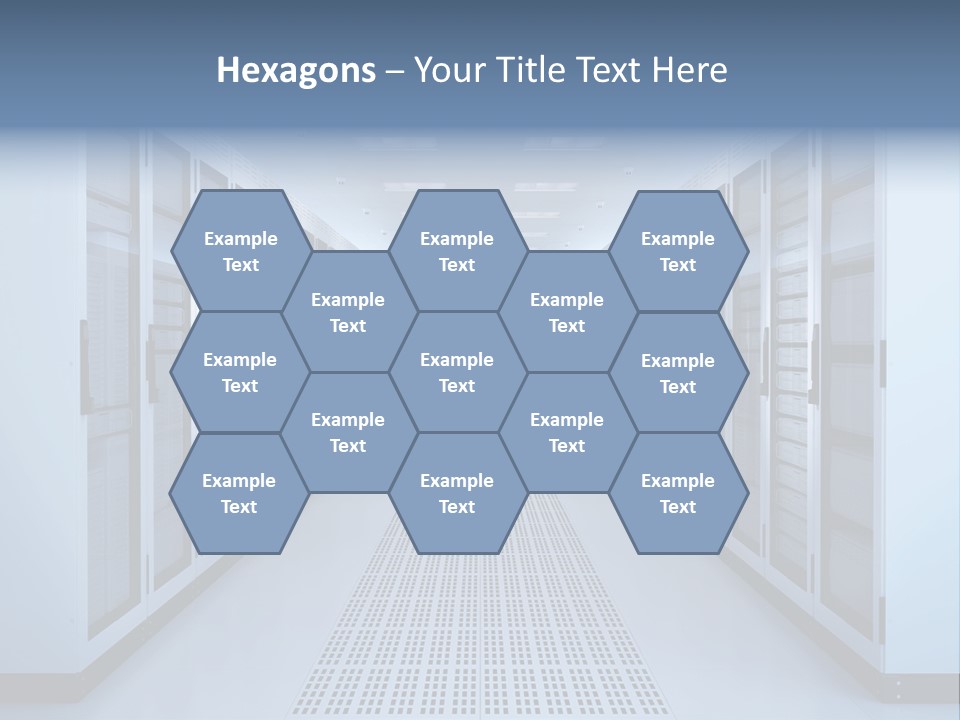 Server Racks File Network Server Network Infrastructure PowerPoint Template