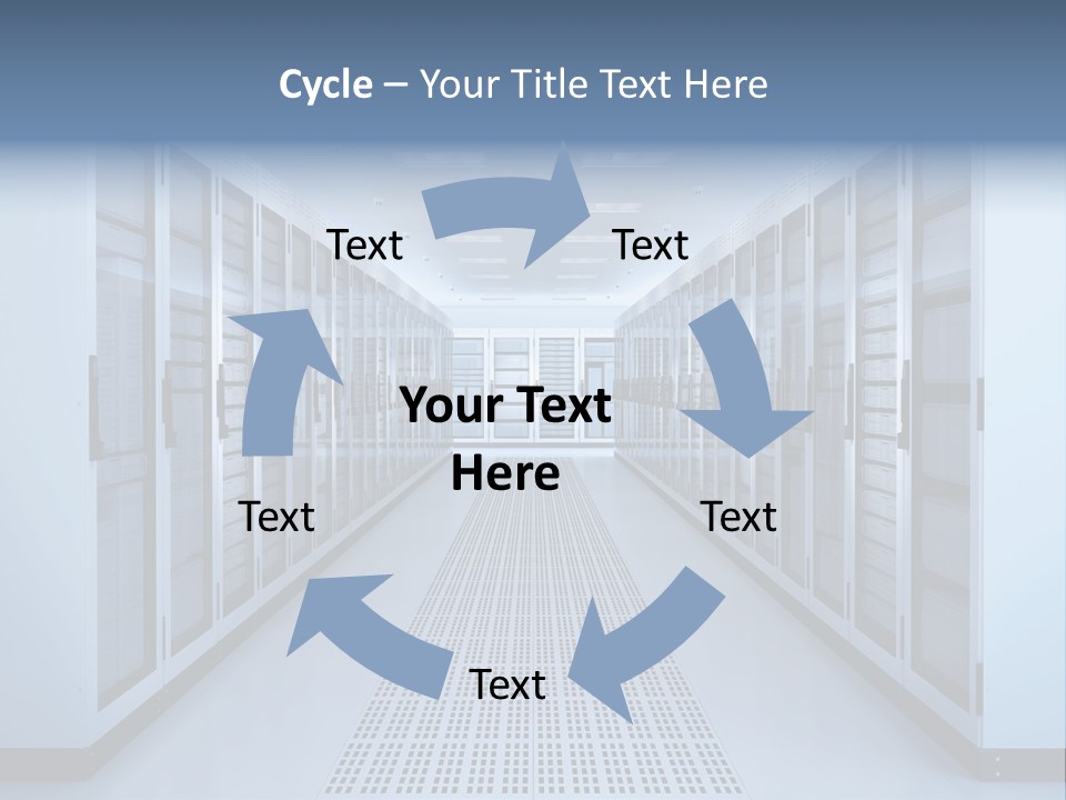 Server Racks File Network Server Network Infrastructure PowerPoint Template