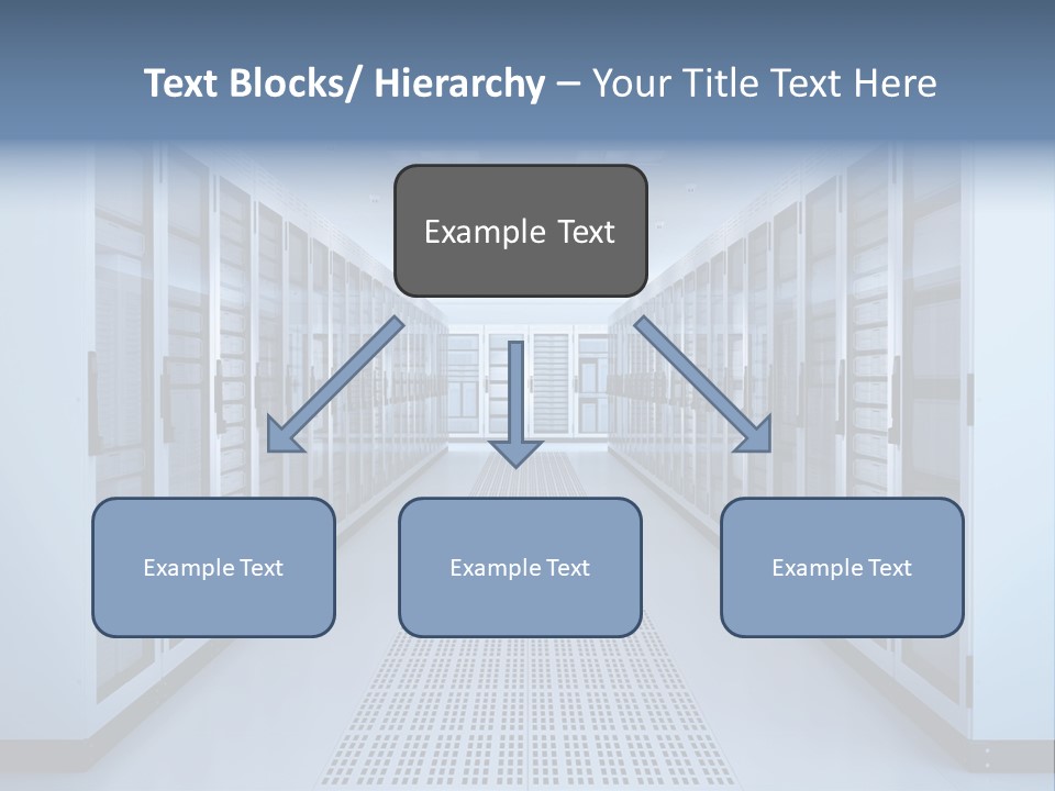 Server Racks File Network Server Network Infrastructure PowerPoint Template