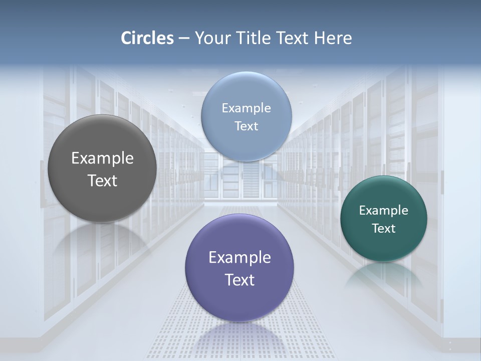 Server Racks File Network Server Network Infrastructure PowerPoint Template