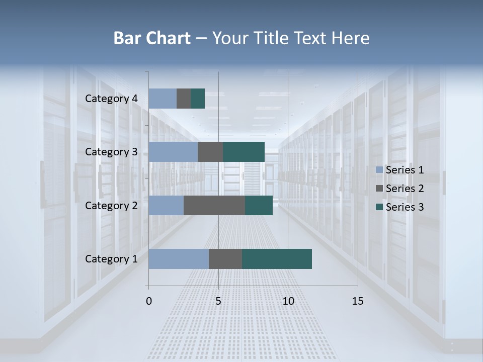 Server Racks File Network Server Network Infrastructure PowerPoint Template