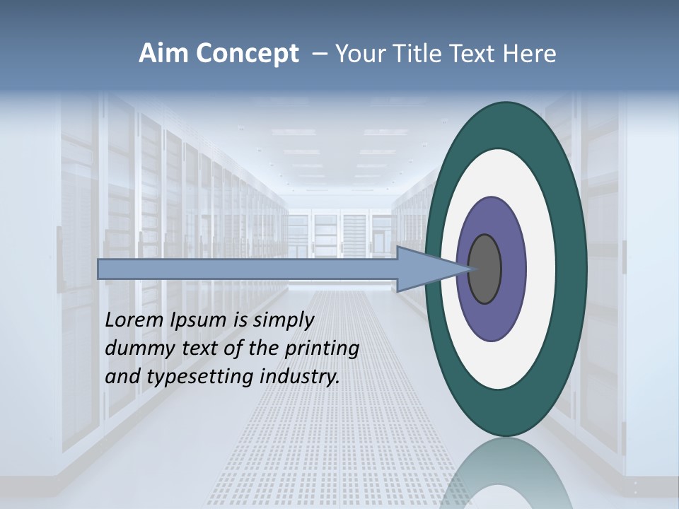 Server Racks File Network Server Network Infrastructure PowerPoint Template