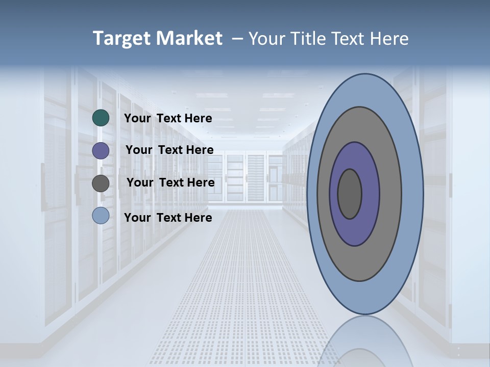 Server Racks File Network Server Network Infrastructure PowerPoint Template