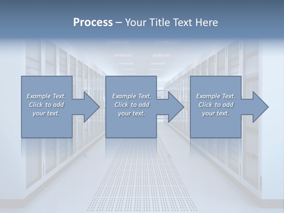 Server Racks File Network Server Network Infrastructure PowerPoint Template