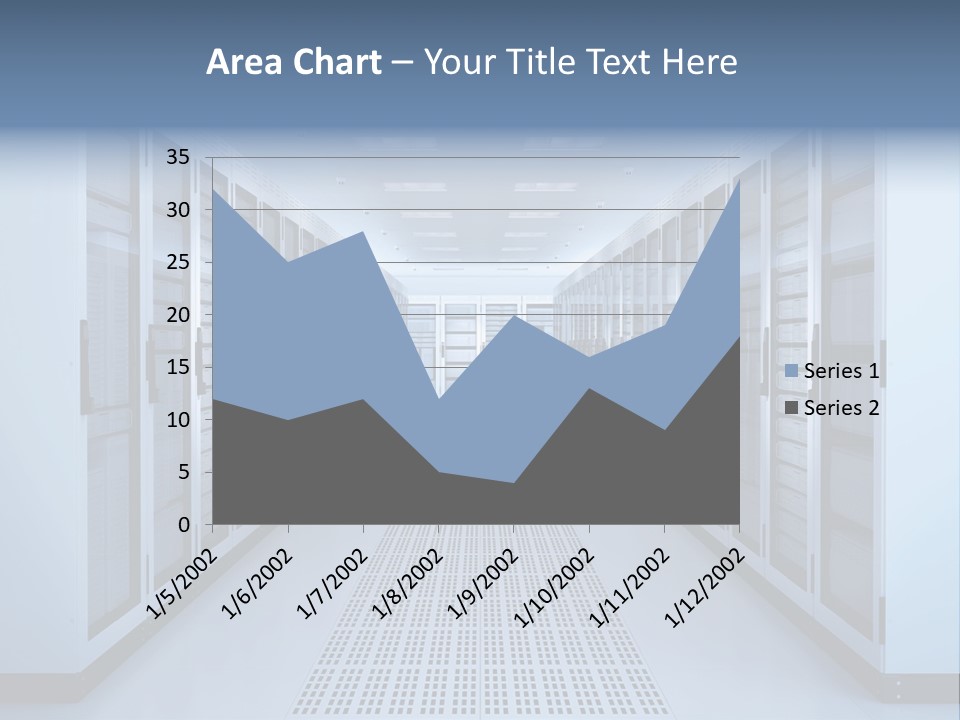 Server Racks File Network Server Network Infrastructure PowerPoint Template