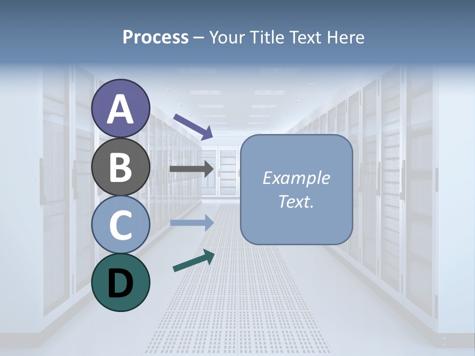 Server Racks File Network Server Network Infrastructure PowerPoint Template
