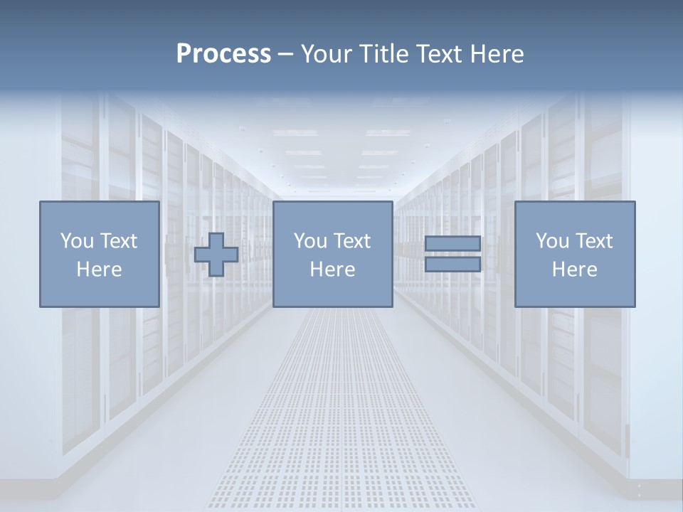 Server Racks File Network Server Network Infrastructure PowerPoint Template