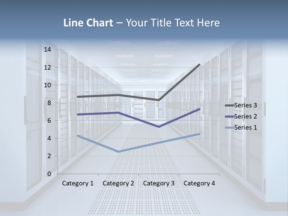 Server Racks File Network Server Network Infrastructure PowerPoint Template