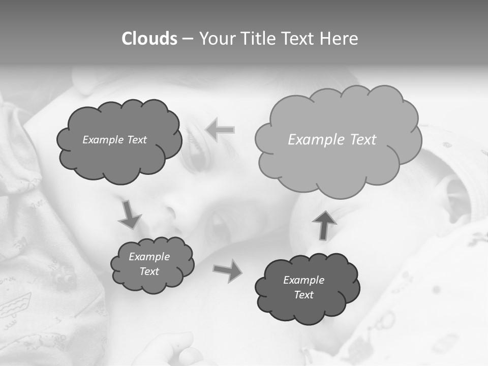 Blue Sky Zuidholland Frozen Lake PowerPoint Template