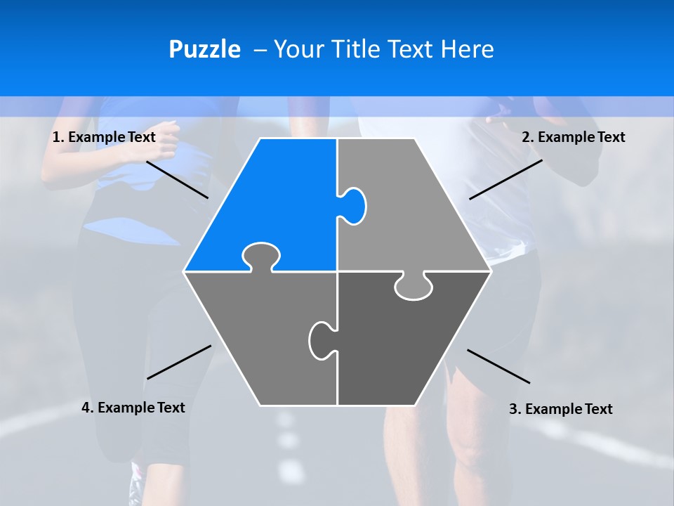People Female Exercise PowerPoint Template