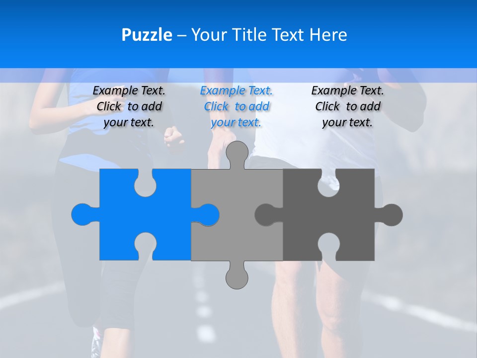 People Female Exercise PowerPoint Template