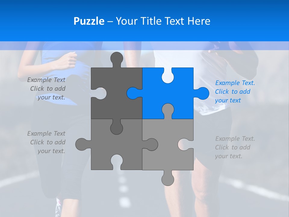People Female Exercise PowerPoint Template