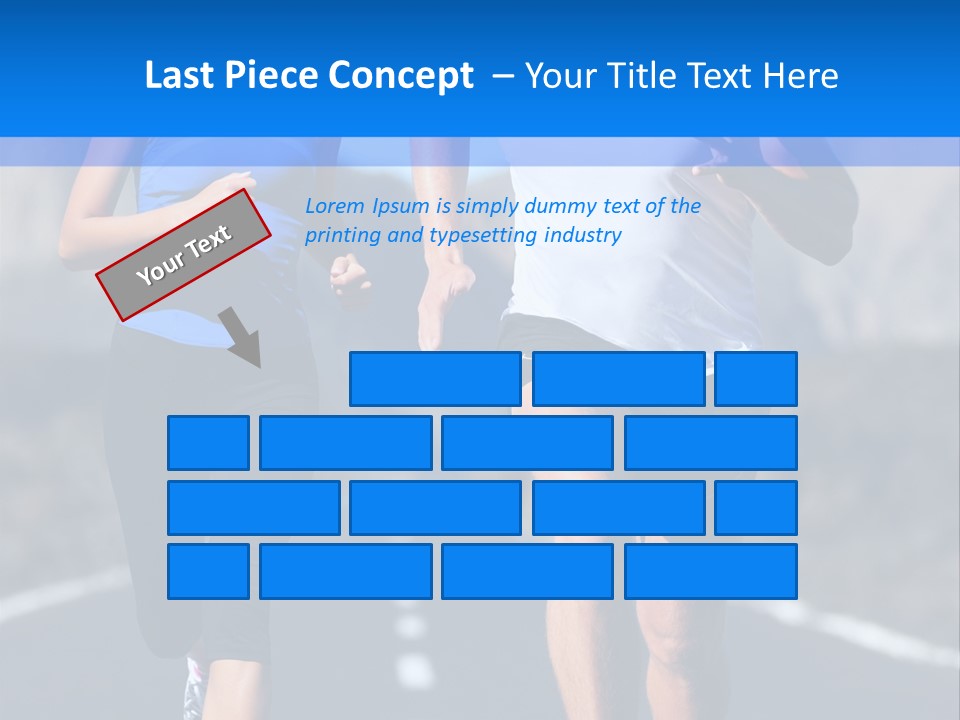 People Female Exercise PowerPoint Template