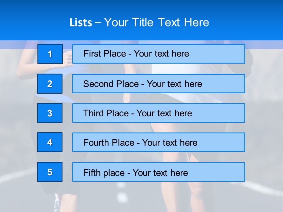 People Female Exercise PowerPoint Template