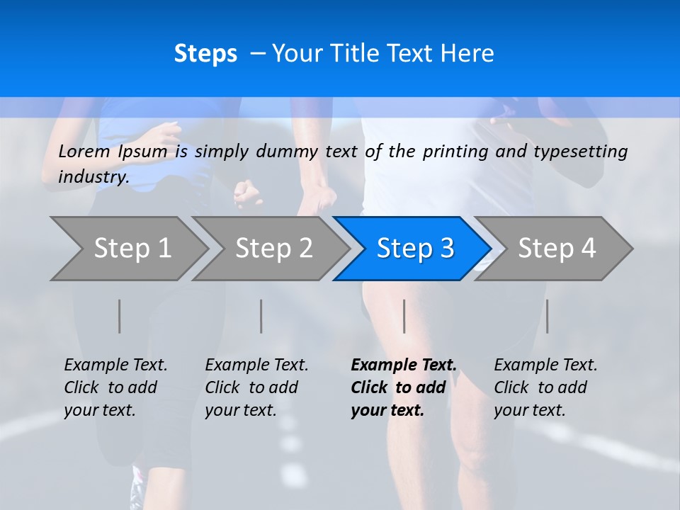 People Female Exercise PowerPoint Template