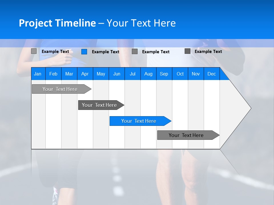 People Female Exercise PowerPoint Template