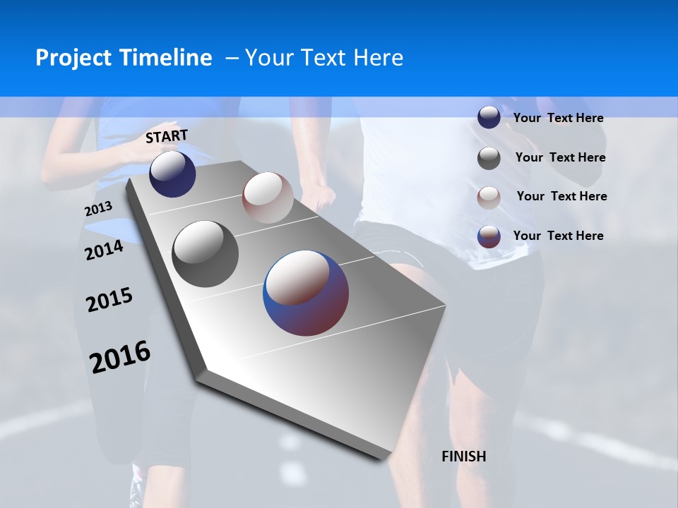 People Female Exercise PowerPoint Template