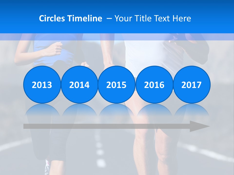 People Female Exercise PowerPoint Template