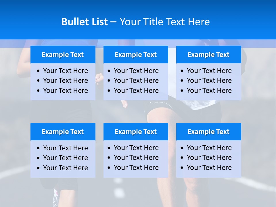 People Female Exercise PowerPoint Template