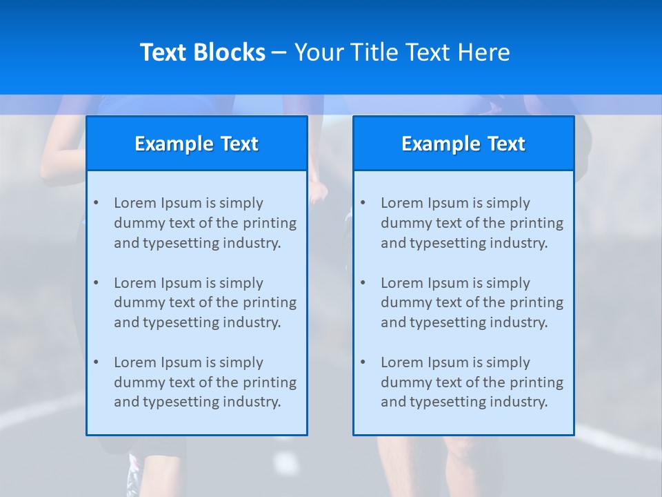 People Female Exercise PowerPoint Template
