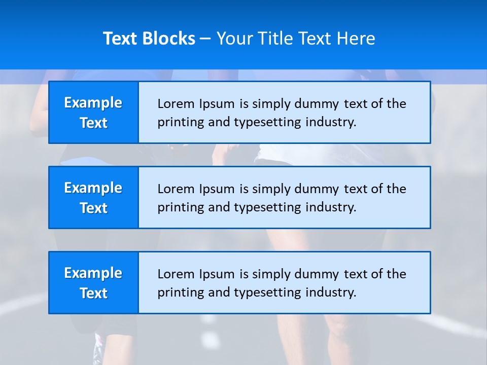 People Female Exercise PowerPoint Template