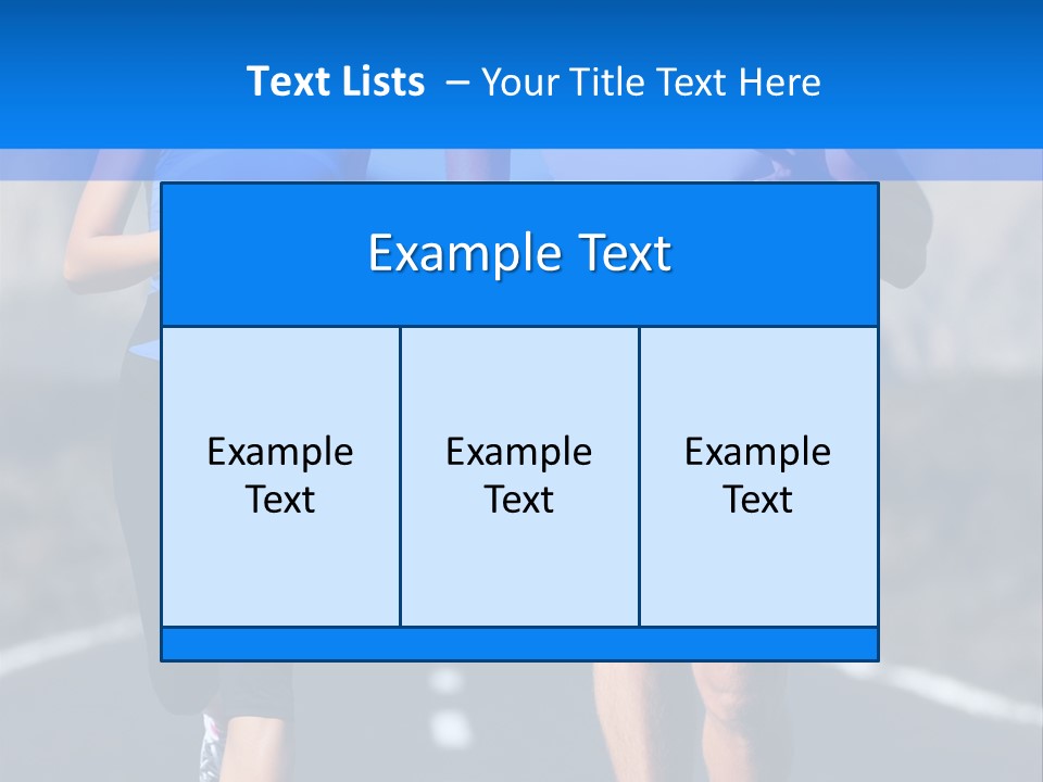 People Female Exercise PowerPoint Template