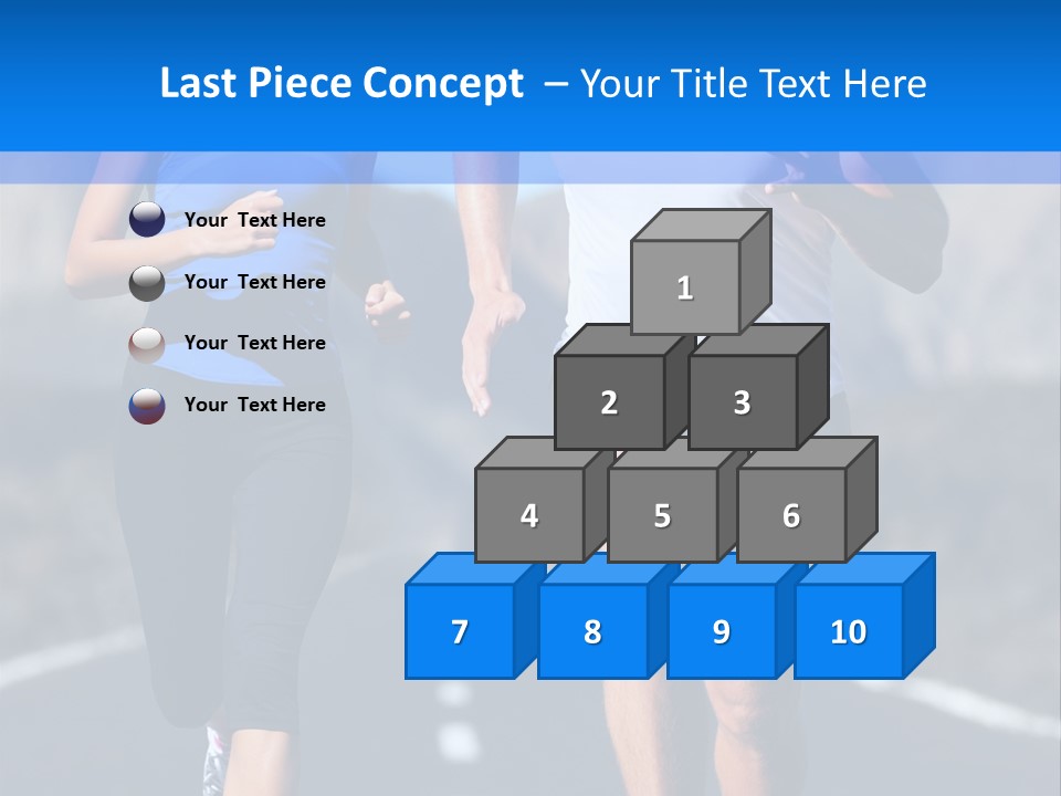 People Female Exercise PowerPoint Template