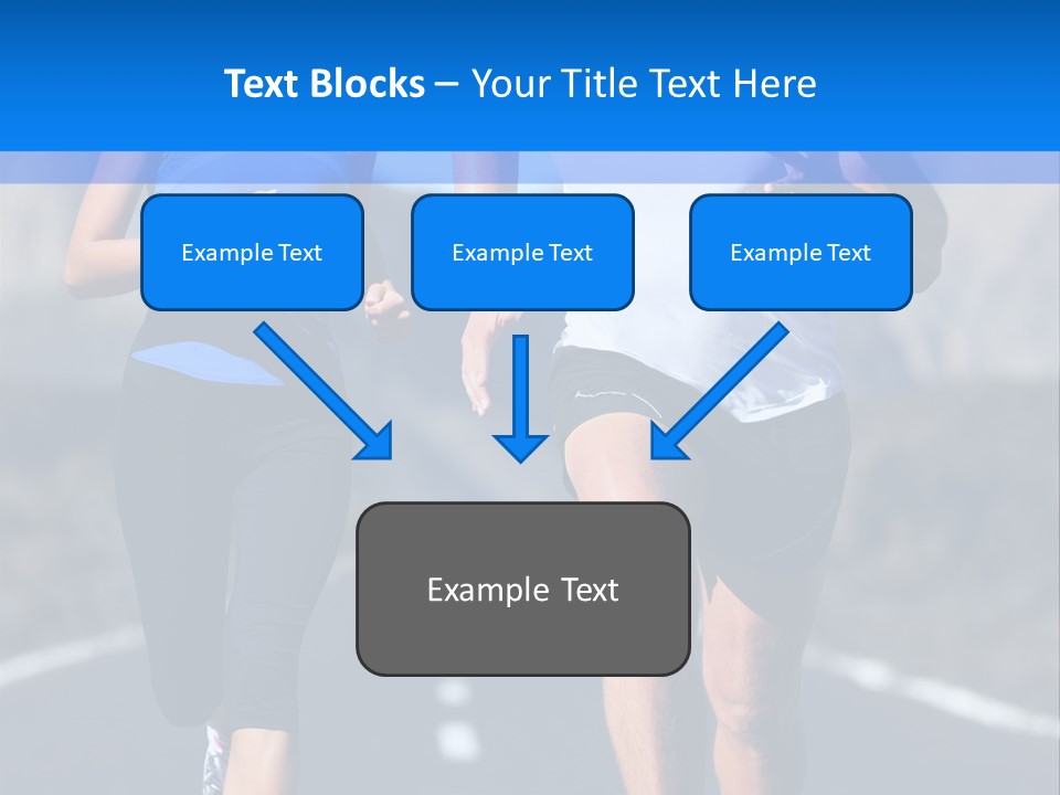 People Female Exercise PowerPoint Template