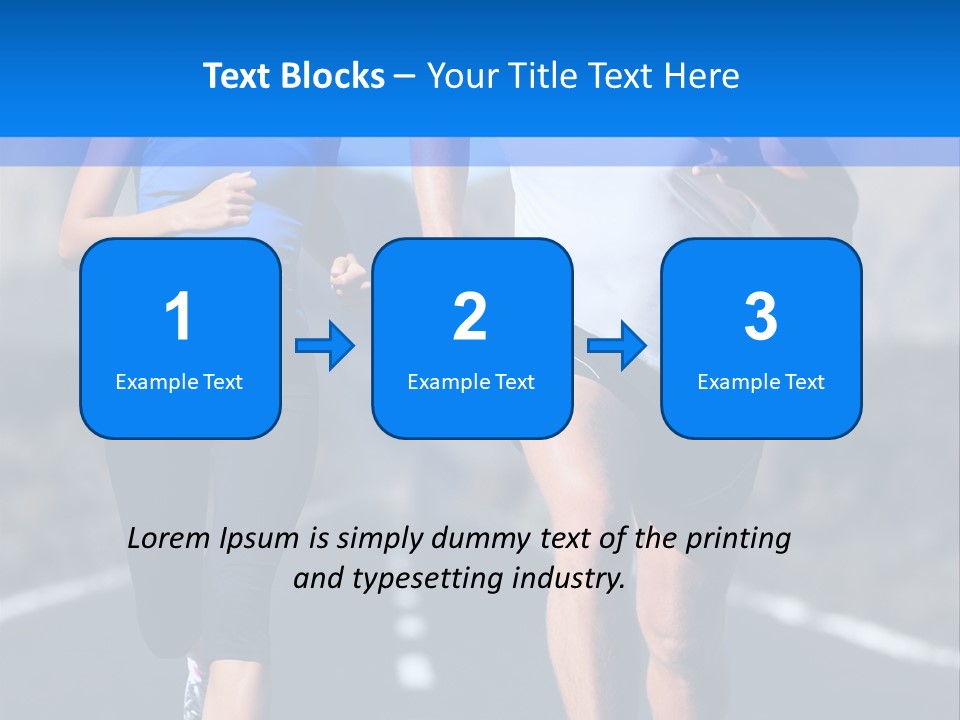 People Female Exercise PowerPoint Template