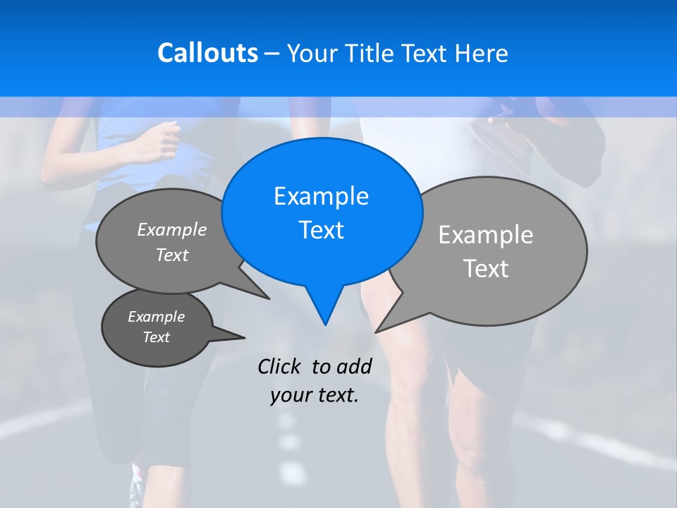 People Female Exercise PowerPoint Template