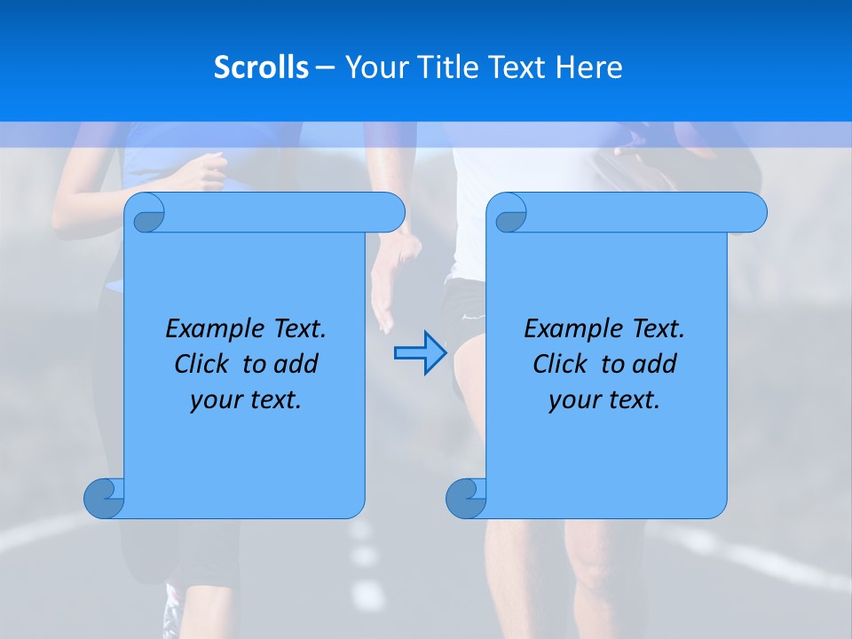 People Female Exercise PowerPoint Template