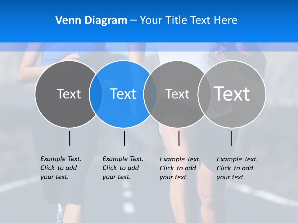 People Female Exercise PowerPoint Template